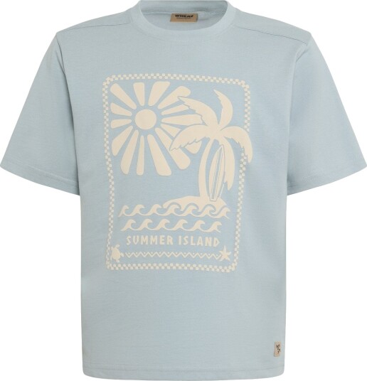 Wheat T Shirt S/S Kim Blue 92 Wheat T Shirt S/S Kim Blue 92