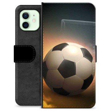 iPhone 12 Premium Lommebok-deksel Fotball