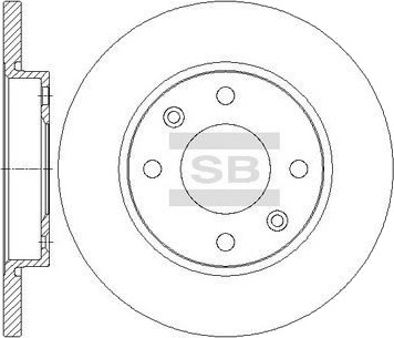 Hi Q SD5006 Bremseskive Hi Q SD5006 Bremseskive