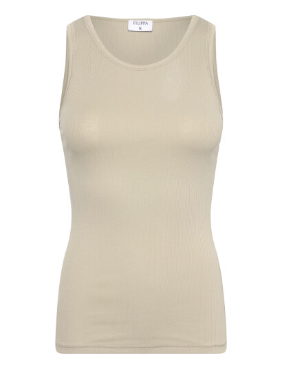 Filippa K Fine Rib Tank Beige S