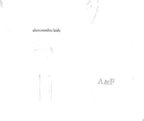 Abercrombie & Fitch T skjorte girls  white (110/116)   110/116
