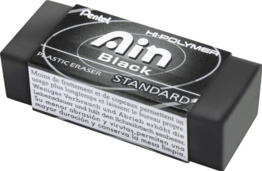 Pentel Pencil Eraser Zeah06 Hi-Polymer Ain Black
