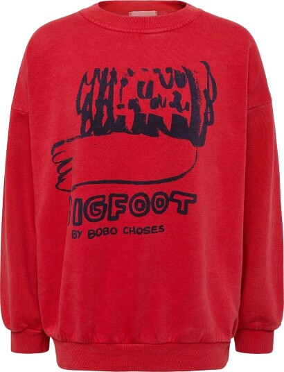 Bobo Choses Bobo Choses Bigfoot By Bc Sweatshirt Red 98