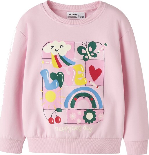 Name It Collegegenser NmfLuka Sweet Drømmer Name It 3 år (98) Collegegenser Rosa