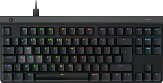 Logitech G515 TKL Rapid Lavprofilert Gaming Tastatur - Bakgrunnsbelyst - Svart