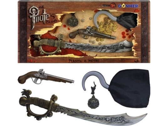 Pulis Gonher Guns Gonher Sett Med Piratvåpen 441/0 Pulis Gonher Guns Gonher Sett Med Piratvåpen 441/0
