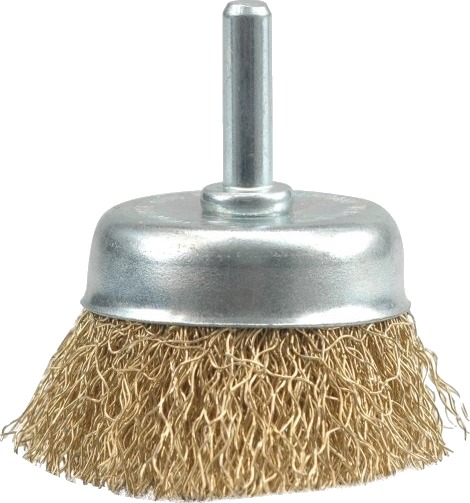 Vorel Stålbørstehode Med Skaft Bølget/Risset Tråd 50 Mm 06987 3016398