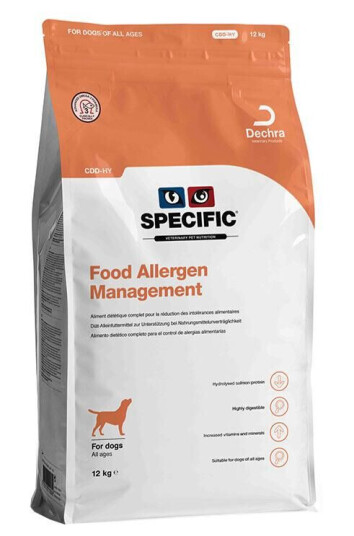 Specific Hundefôr CDD-HY 2 kg for Allergihåndtering med Hydrolysert Laks og Ris