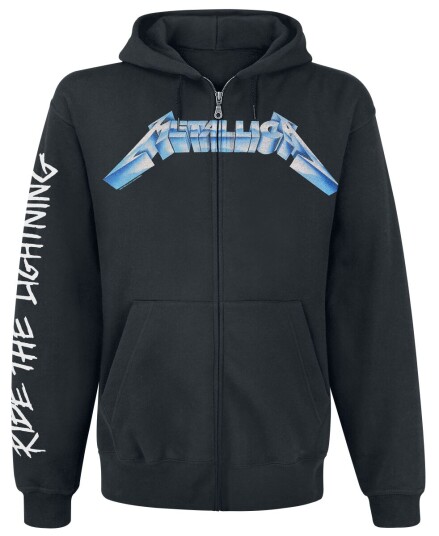 Metallica Hettejakke - Ride The Lightning - M til 5XL - Herrer - svart
