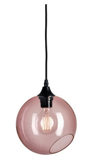 Design By Us - Ballroom Pendel Rosa m/Svart Sokkel