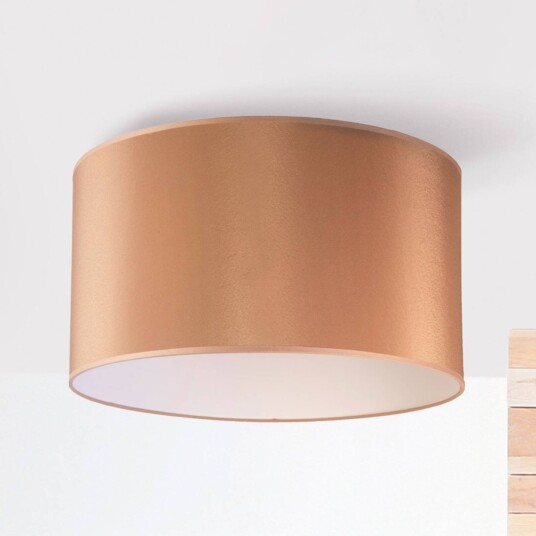 Duolla Taklampe Dorset av tekstil cappuccino
