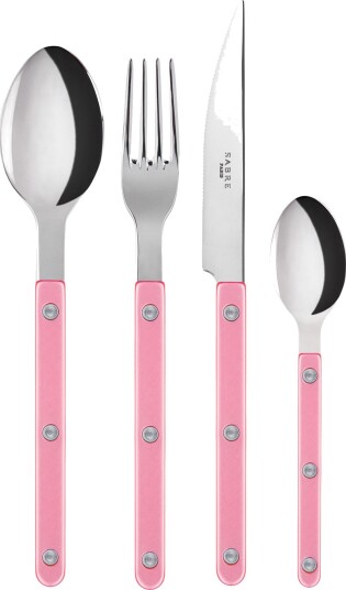 Sabre paris Sabre Bistrot Pearly bestikksett 4 deler, myk rosa