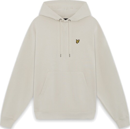 Lyle & Scott Heavyweight Loopback Pullover Hoodie Cream L