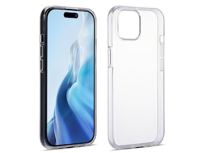 iiglo iPhone 15 / 14 Silikondeksel (gjennomsiktig)