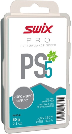 Swix Ps5 Turquoise -10°c/-18°c 60g Nc 1 Swix Ps5 Turquoise -10°c/-18°c 60g Nc 1
