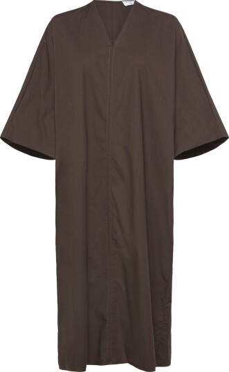 Filippa K V Neck Cotton Kaftan Brown 42 Filippa K V Neck Cotton Kaftan Brown 42