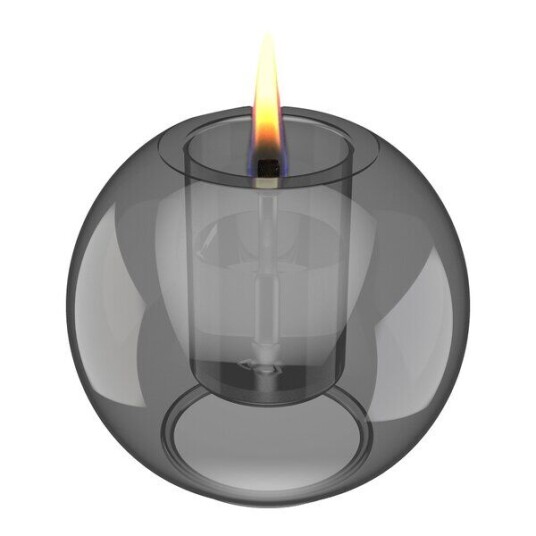 Tenderflame Globus bordlykt 8 cm graphite Tenderflame Globus bordlykt 8 cm graphite