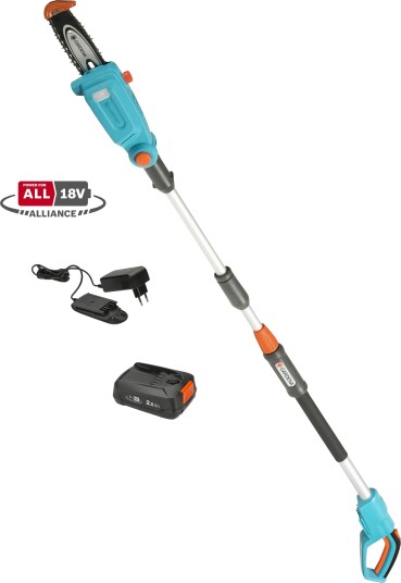 Gardena Batteri Kjedesag Teleskop Tcs 20/18v P4a Klar-Til-Bruk