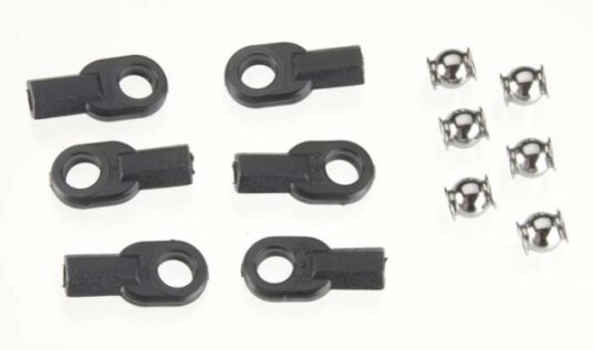Traxxas 2742 Rod Ends w/Connectors 6 Traxxas 2742 Rod Ends w/Connectors 6