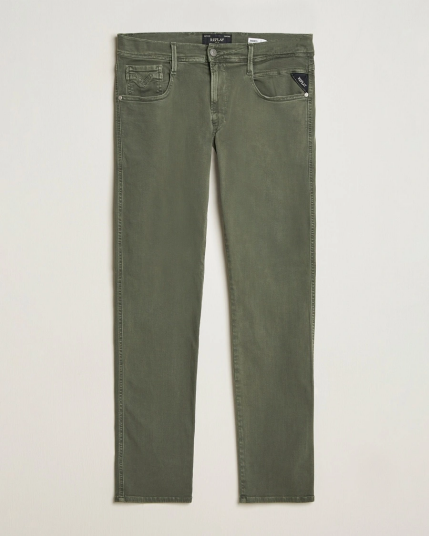 Replay Anbass Hyperflex X.Lite 5-Pocket Pants Dark Green Replay Anbass Hyperflex X.Lite 5-Pocket Pants Dark Green