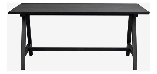 Rowico HomeSpisebord Carradale 100 x 170 cmSvartSpisebordFra Homeroom