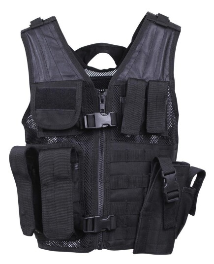 Rothco taktisk vest for barn Svart