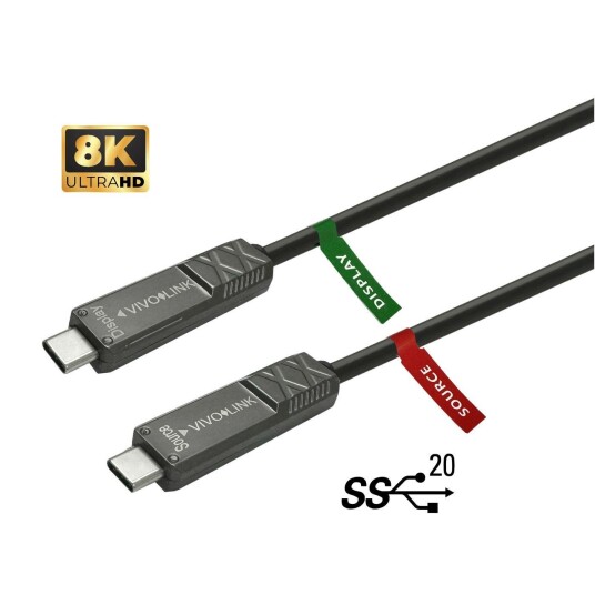 VIVOLINK USB-C to USB-C Cable 15m VIVOLINK USB-C to USB-C Cable 15m