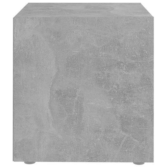 vidaXL TV-benker 4 stk betonggrå 37x35x37 cm sponplate