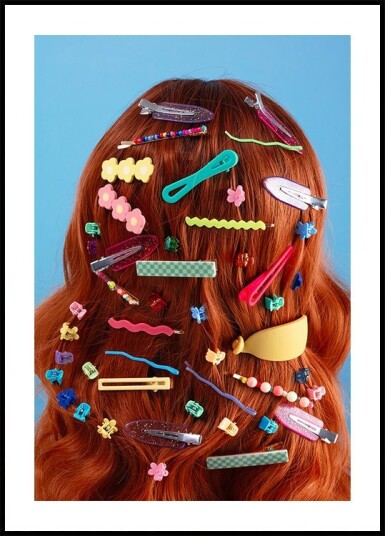 Hair Clip Collection Plakat Plakat / 30x40cm Hair Clip Collection Plakat Plakat / 30x40cm
