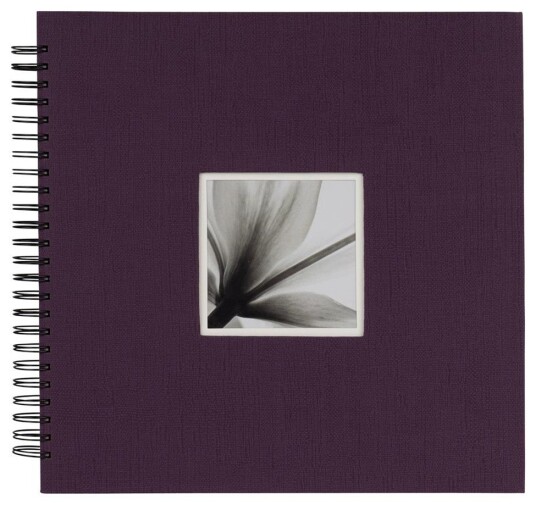 DÃRR UniTex Spiral Fotoalbum (34x34cm) Lilla