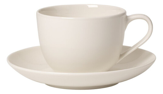 Villeroy & Boch For Me Coffee kopp med fat Hvit