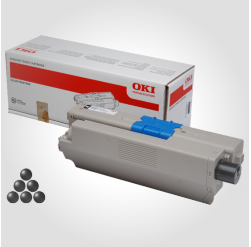 OKI C 332/MC 363 BK lasertoner - 46508712 Original - Svart 3500 sider