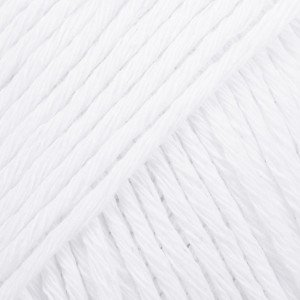 Drops Cotton Light Garn Unicolor 02 Hvit Drops Cotton Light Garn Unicolor 02 Hvit