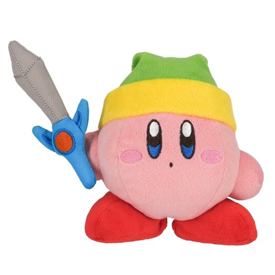 Nintendo Kirby med Sverd 12 cm Bamse - Super Mario Figurer Nintendo Kirby med Sverd 12 cm Bamse - Super Mario Figurer