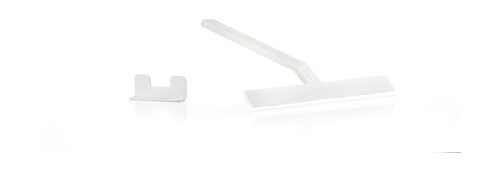 Rim skrape m/holder 22 cm hvit