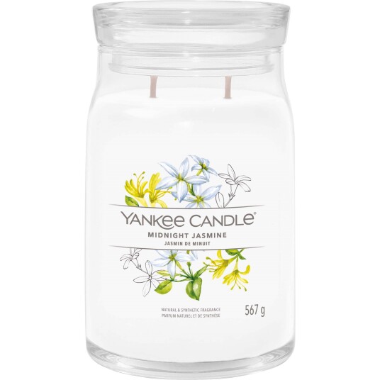 Yankee Candle Midnight Jasmine Signature Jar Large Yankee Candle Midnight Jasmine Signature Jar Large