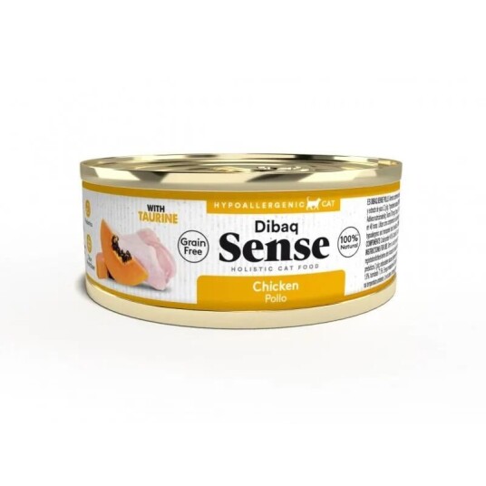 Dibaq Sense Våtfôr Katt Monoprotein Kylling 70 g - Glutenfritt Kattemat Dibaq Sense Våtfôr Katt Monoprotein Kylling 70 g - Glutenfritt Kattemat
