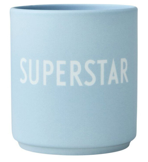 Design Letters favorittkopp 25 cl Superstar (Blå)