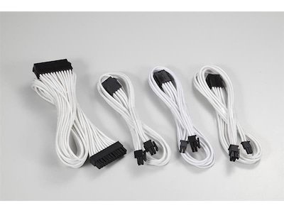 Phanteks Sleeved Cable Extension (hvit) Phanteks Sleeved Cable Extension (hvit)