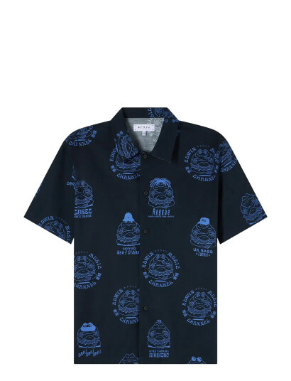 Edwin Emc Shirt Ss - Multicolor - Black - M