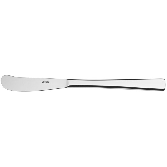 VEGA Smørkniv Madrid; 18 cm (L); Sølvfarge, Håndtak Sølvfarge; 12 Stykk / Forpakning