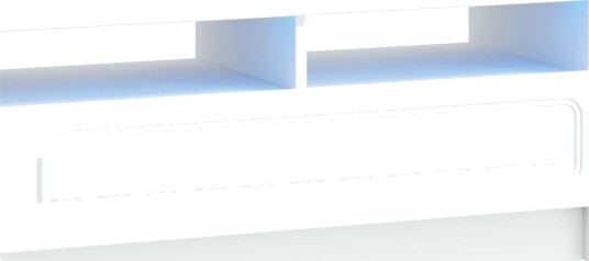 vidaXL LED TV skap Hvit Konstruert tre