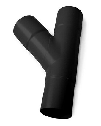Plastmo Grenrør 75gr 75/75mm sort til plast takrenner