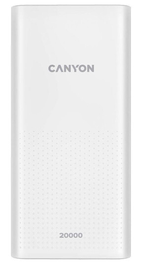 CANYON Powerbank PB-2001 20000 mAh Micro-USB/USB-C white retail CANYON Powerbank PB-2001 20000 mAh Micro-USB/USB-C white retail