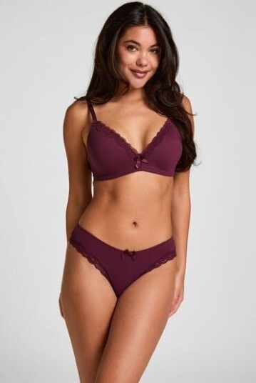 Hunkemöller Lola Brasilian R   Burgundy   XS
