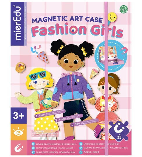 mierEdu Magnetic Art Case - Dress Up - Multi/patterned - ONE SIZE
