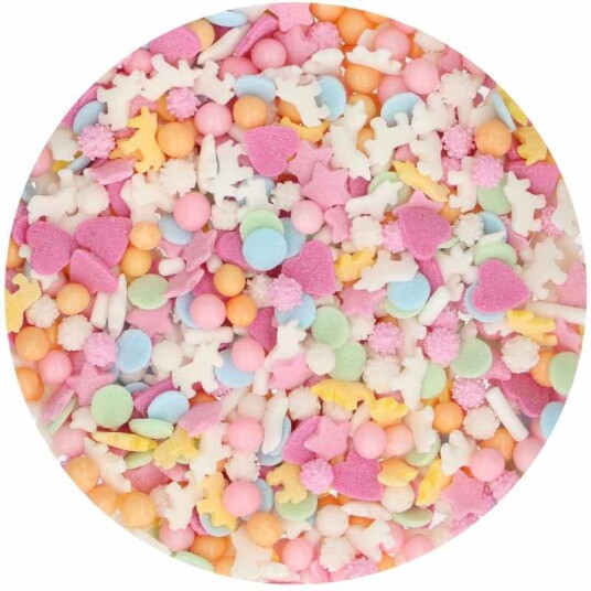 Funcakes Sprinkle Medley Pastell Enhjørning 50g