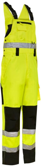 Elka Synlighetsarbeidsdress 089900r Gul/svart Str. XS