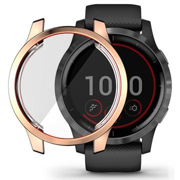 Hat Prince Garmin Venu 2S TPU-Deksel med Skjermbeskytter - 40 mm - Gull