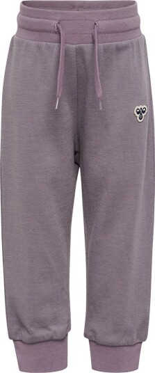 Hummel Bukser Ull HmlMini Bee Grå Ridge Hummel 10 år (140) Bukser Ull Lilla